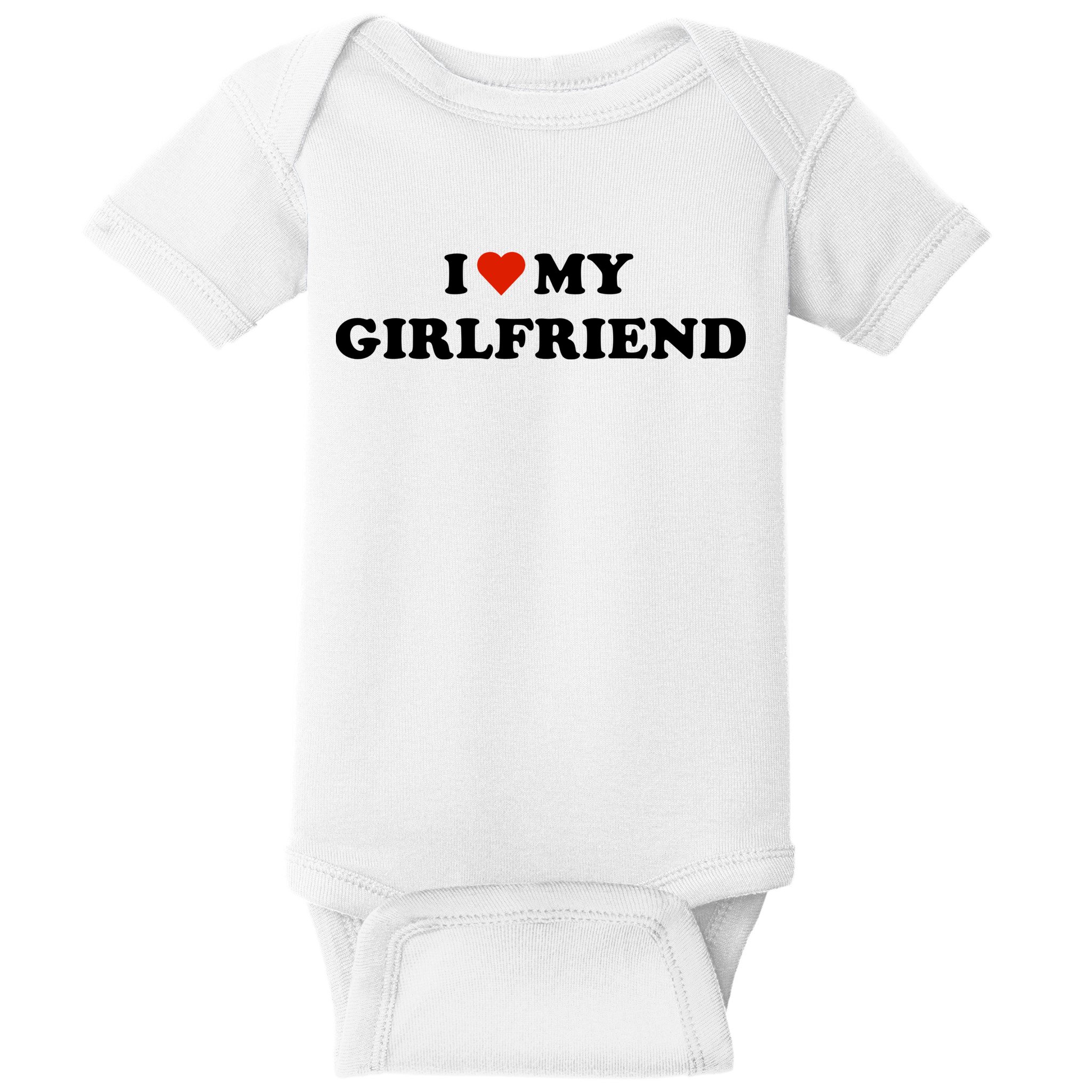 I Love My Gf Baby Bodysuit