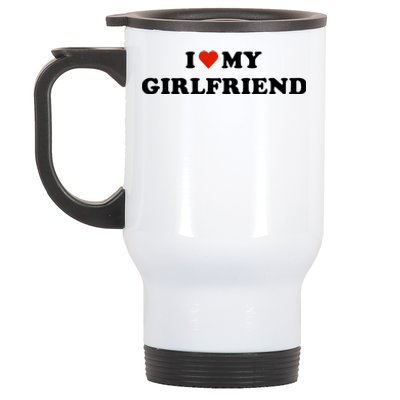 I Love My Gf Stainless Steel Travel Mug