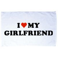 I Love My Gf Microfiber Hand Towel