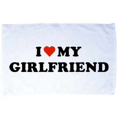 I Love My Gf Microfiber Hand Towel