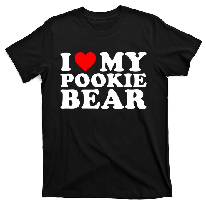 I Love My Pookie Bear ValentineS Day T-Shirt