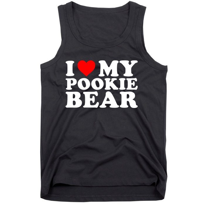 I Love My Pookie Bear ValentineS Day Tank Top