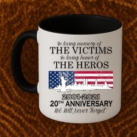 In Loving Memory Of The Victims Heroes 9/11 20th Anniversary Mug