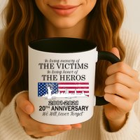 In Loving Memory Of The Victims Heroes 9/11 20th Anniversary Mug