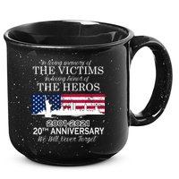 In Loving Memory Of The Victims Heroes 9/11 20th Anniversary 15oz Campfire Ceramic Mug