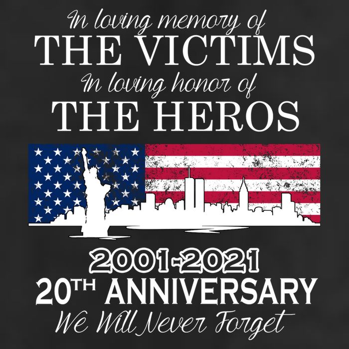 In Loving Memory Of The Victims Heroes 9/11 20th Anniversary Trucker Hat
