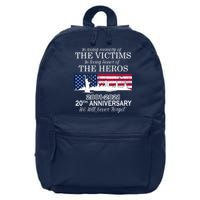 In Loving Memory Of The Victims Heroes 9/11 20th Anniversary 16 in Basic Backpack