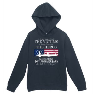 In Loving Memory Of The Victims Heroes 9/11 20th Anniversary Urban Pullover Hoodie