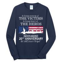 In Loving Memory Of The Victims Heroes 9/11 20th Anniversary Tall Long Sleeve T-Shirt