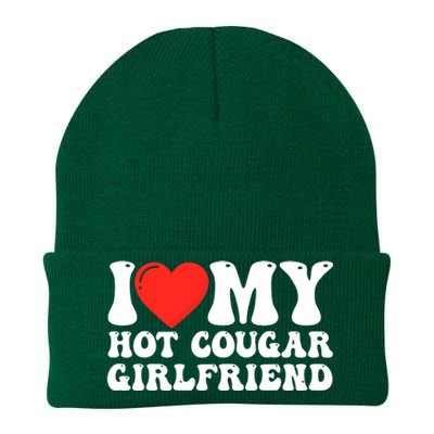 I Love My Hot Cougar Girlfriend I Heart My Hot Cougar Gf Knit Cap Winter Beanie