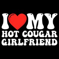I Love My Hot Cougar Girlfriend I Heart My Hot Cougar Gf Tall T-Shirt
