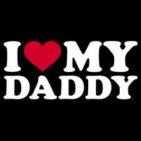 I Love My Daddy TShirt Button