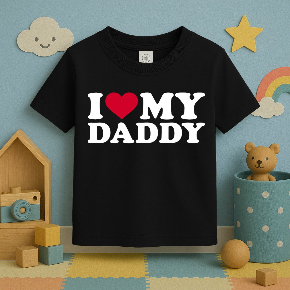 I Love My Daddy TShirt Toddler T-Shirt