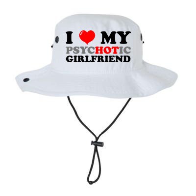 I Love My Psychotic Girlfriend Funny Gift Bucket Hat