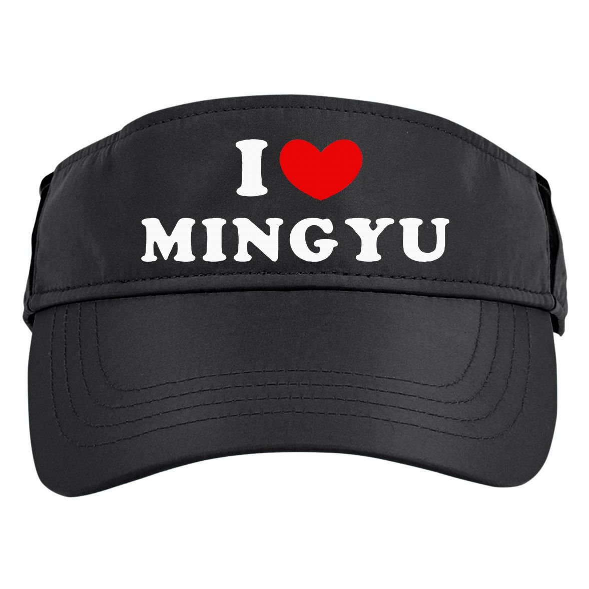 I Love Mingyu I Heart Mingyu Adult Drive Performance Visor
