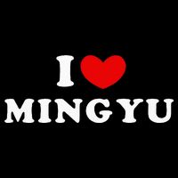 I Love Mingyu I Heart Mingyu Cropped Pullover Crew