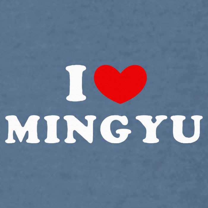 I Love Mingyu I Heart Mingyu Garment-Dyed Sweatshirt