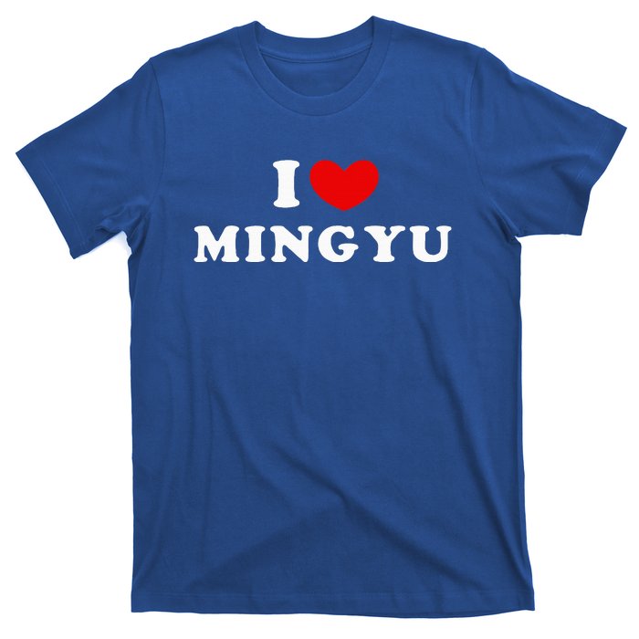 I Love Mingyu I Heart Mingyu T-Shirt