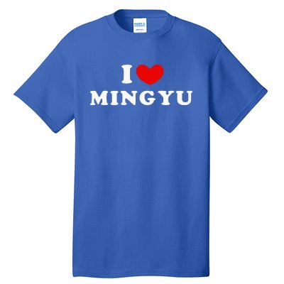 I Love Mingyu I Heart Mingyu Tall T-Shirt