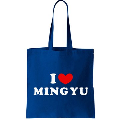 I Love Mingyu I Heart Mingyu Bag