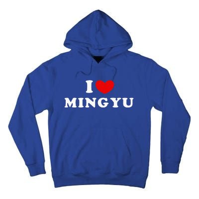 I Love Mingyu I Heart Mingyu Tall Hoodie