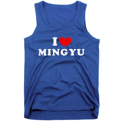 I Love Mingyu I Heart Mingyu Tank Top