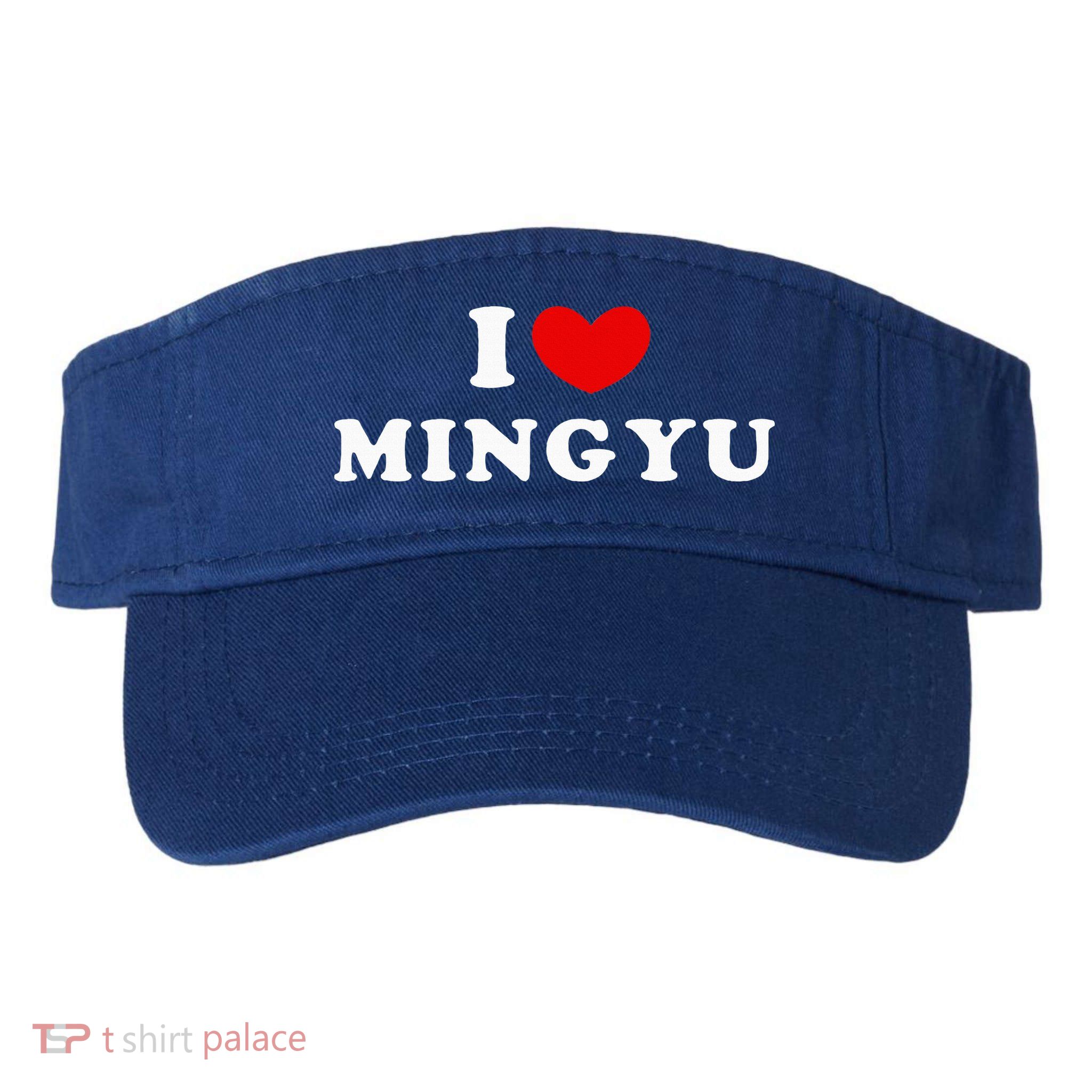 I Love Mingyu I Heart Mingyu Visor