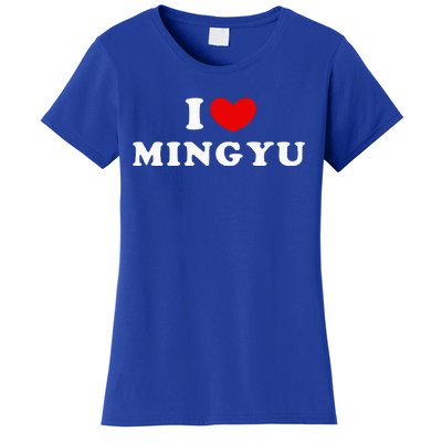 I Love Mingyu I Heart Mingyu Women's T-Shirt