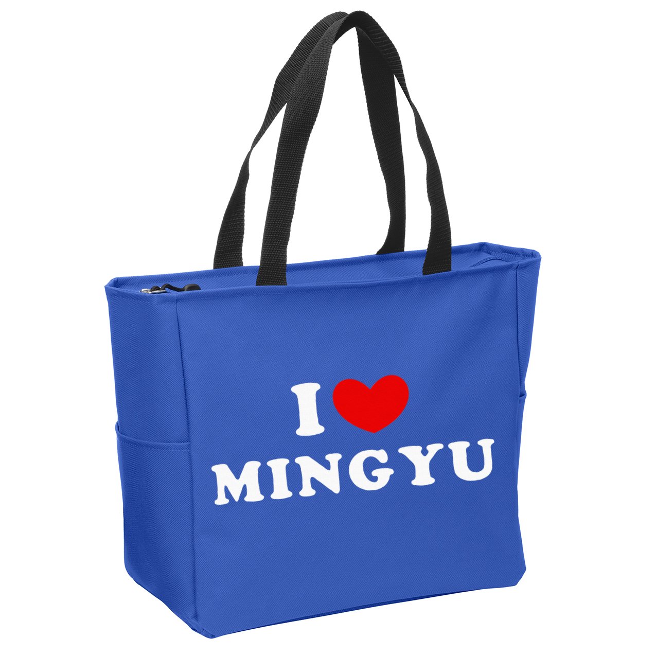 I Love Mingyu I Heart Mingyu Zip Tote Bag