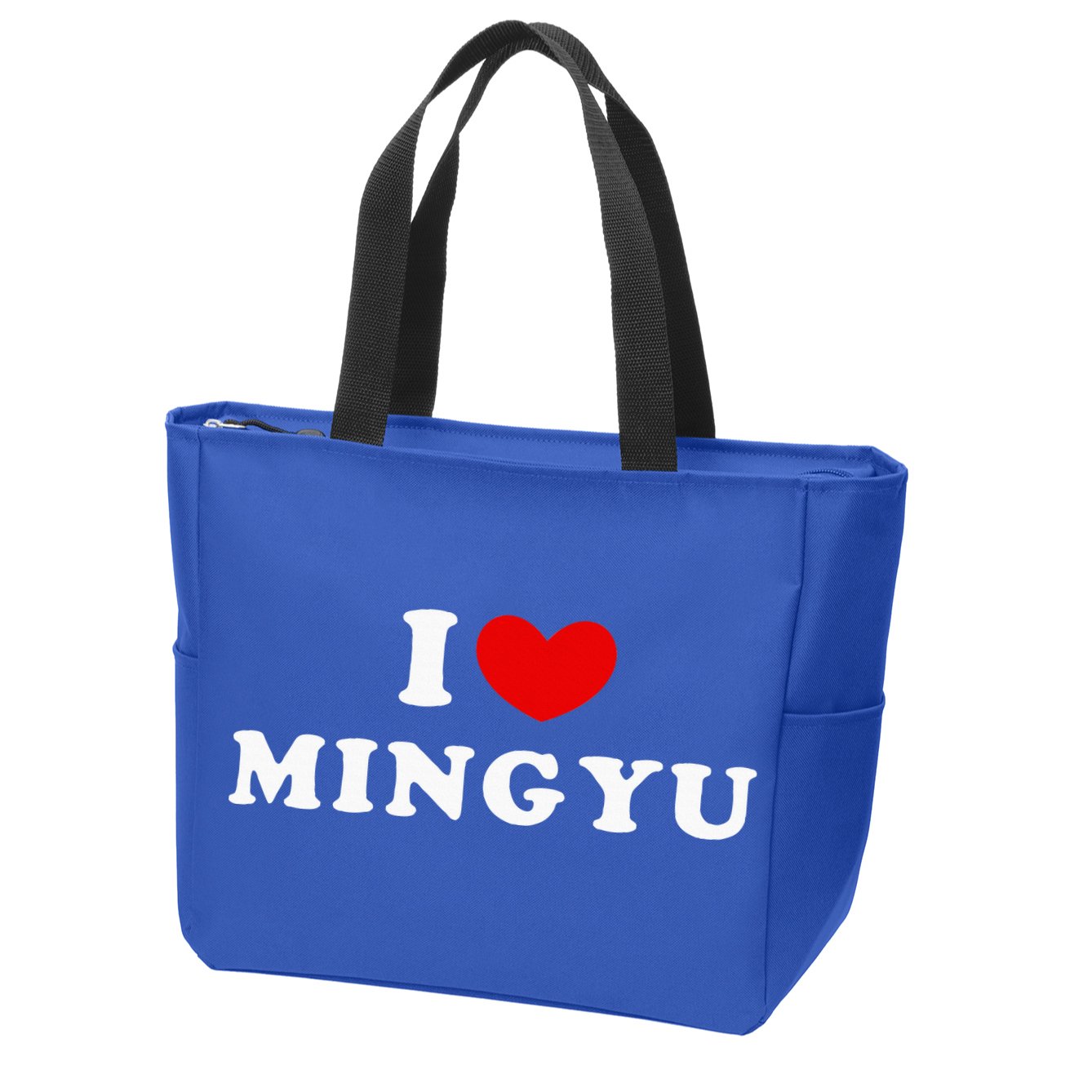 I Love Mingyu I Heart Mingyu Zip Tote Bag
