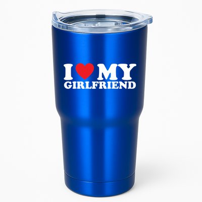 I Love My Girlfriend I Heart My Girlfriend Gift Tumbler