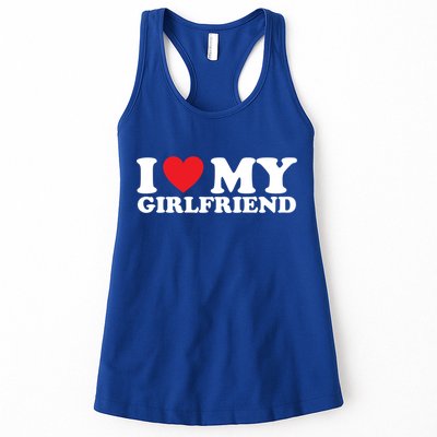 I Love My Girlfriend I Heart My Girlfriend Gift Womens Tank Top