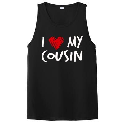 I Love My Cousin Valentines Outfit Matching Family Gift PosiCharge Competitor Tank