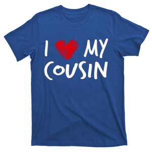 I Love My Cousin Valentines Outfit Matching Family Gift T-Shirt