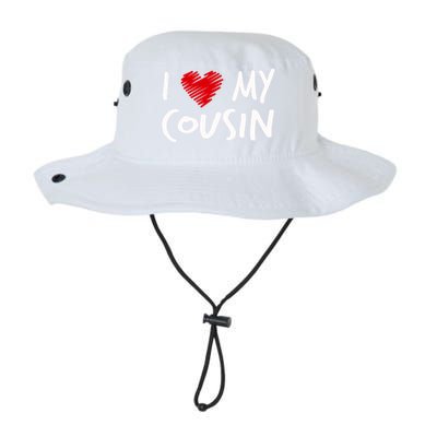 I Love My Cousin Valentines Outfit Matching Family Gift Legacy Cool Fit Booney Bucket Hat