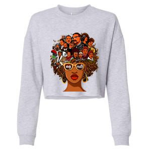 I Love My Roots Back Powerful History Month Pride Dna Gift Funny Gift Cropped Pullover Crew