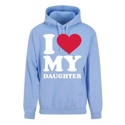 I Love My Daughter Great Gift Unisex Surf Hoodie