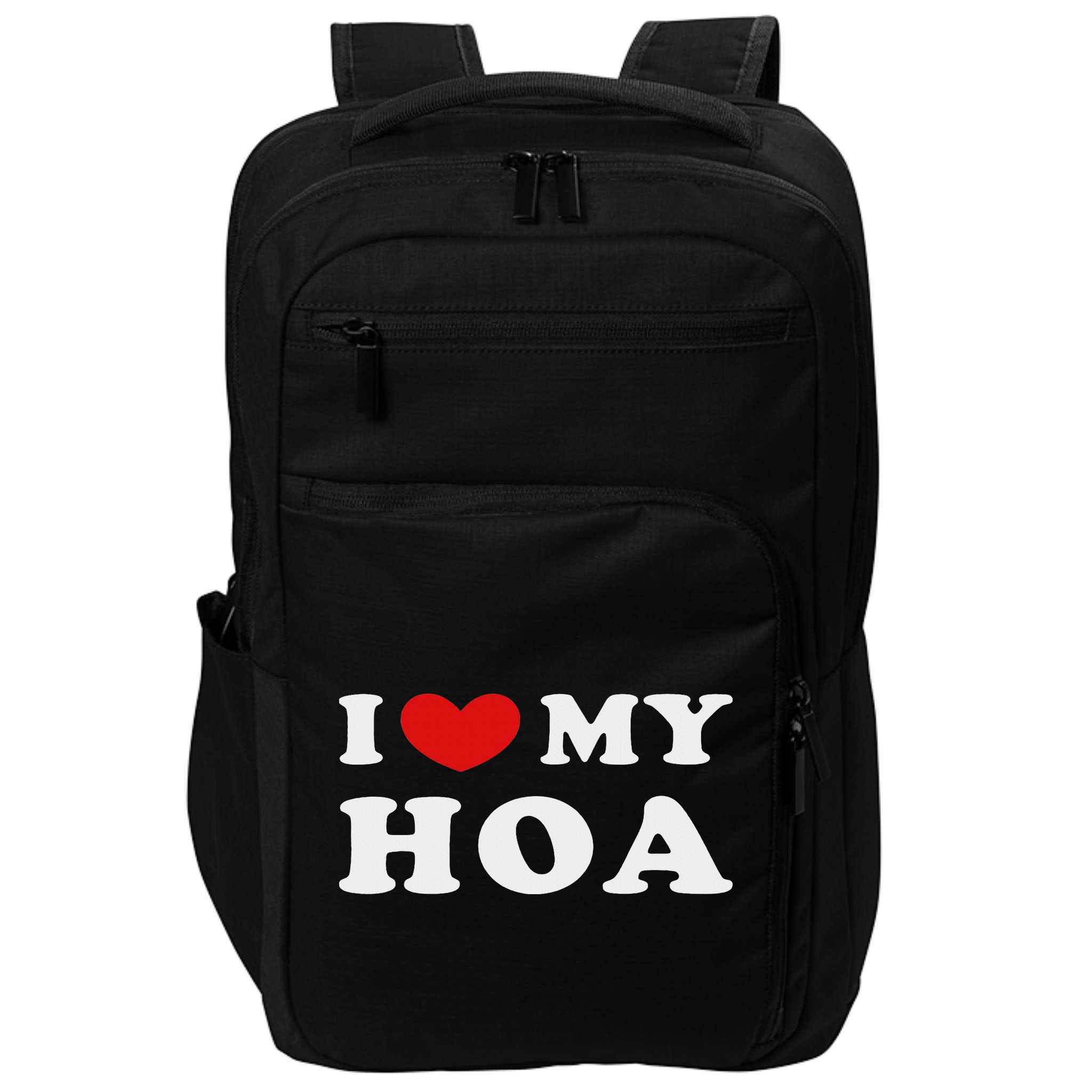 I Love My Hoa, I Heart My Hoa Impact Tech Backpack