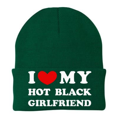 I Love My Hot Black Girlfriend funny quotes Knit Cap Winter Beanie