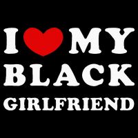 I Love My Black Girlfriend Doggie Tank