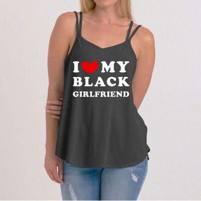 I Love My Black Girlfriend Women's Strappy Tank