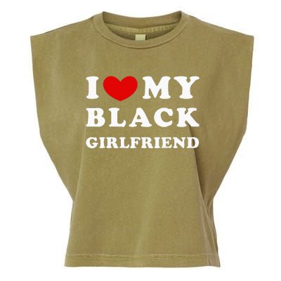 I Love My Black Girlfriend Garment-Dyed Women's Muscle Tee