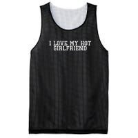 I Love My Hot Girlfriend Mesh Reversible Basketball Jersey Tank