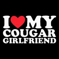 I Love My Hot Cougar Girlfriend I Heart My Hot Cougar Gf Baby Bodysuit