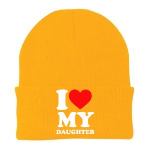 I Love My Daughter Knit Cap Winter Beanie