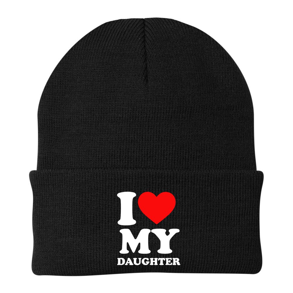 I Love My Daughter Beanie