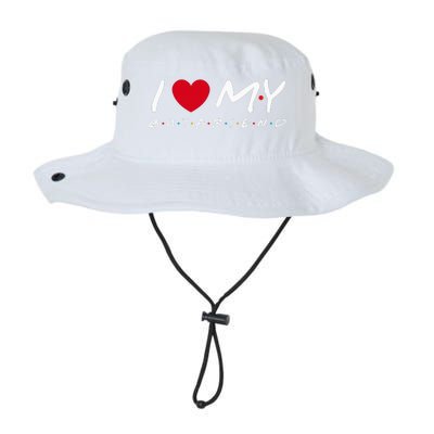 I Love My Boyfriend Cool Funny Valentines Day  Legacy Cool Fit Booney Bucket Hat