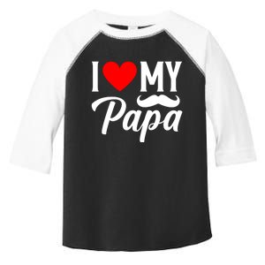 I Love My Papa FatherS Day Celebration Toddler Fine Jersey T-Shirt