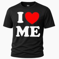 I Love Me I Red Heart Me I Love Me Myself And I Funny Cooling Performance Crew T-Shirt