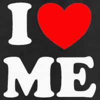I Love Me I Red Heart Me I Love Me Myself And I Funny Adult Drive Performance Visor
